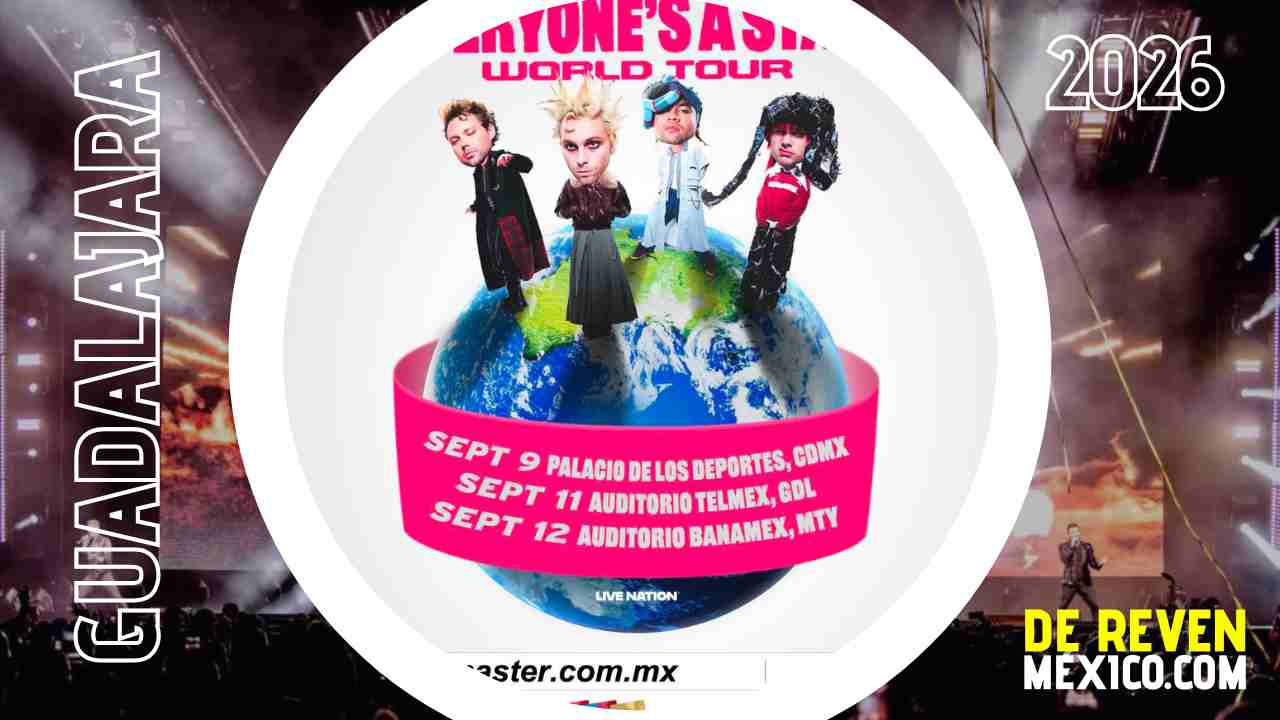 5 SECONDS OF SUMMER GUADALAJARA 2026 AUDITORIO TELMEX