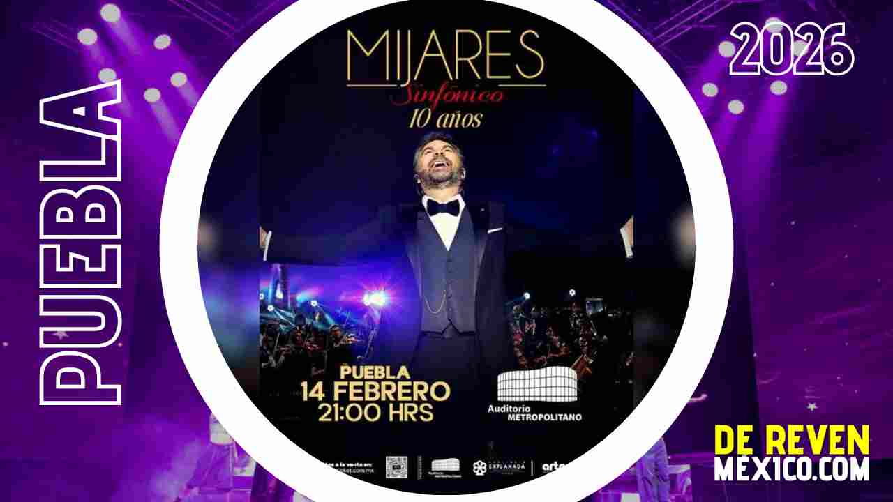 MIJARES SINFÓNICO PUEBLA 2026 AUDITORIO METROPOLITANO