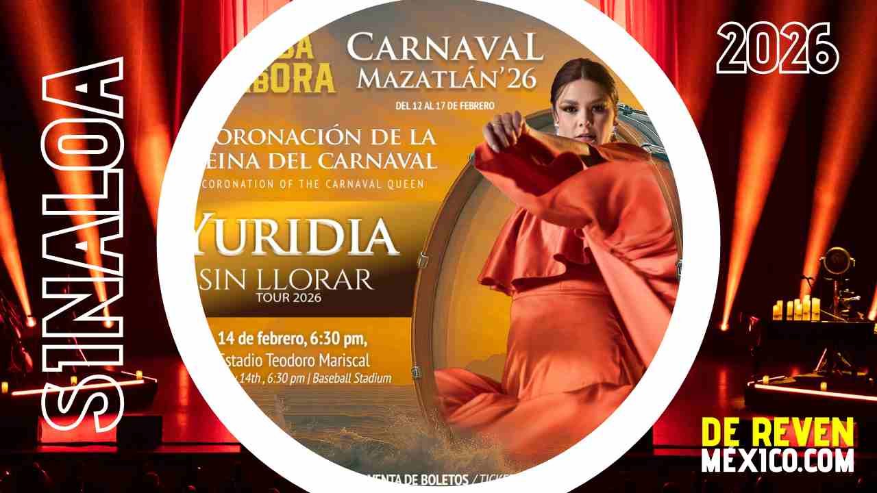 YURIDIA CARNAVAL MAZATLÁN 2026 ESTADIO TEODORO MARISCAL