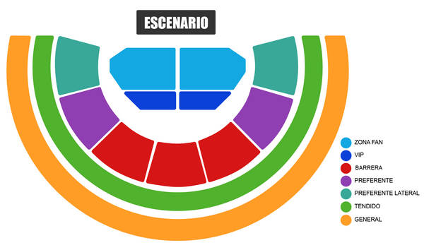 MAPA INTOCABLE MEXICALI 2026 PLAZA DE TOROS