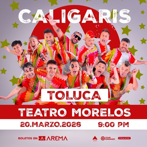 PRECIOS CALIGARIS TOLUCA 2026 TEATRO MORELOS