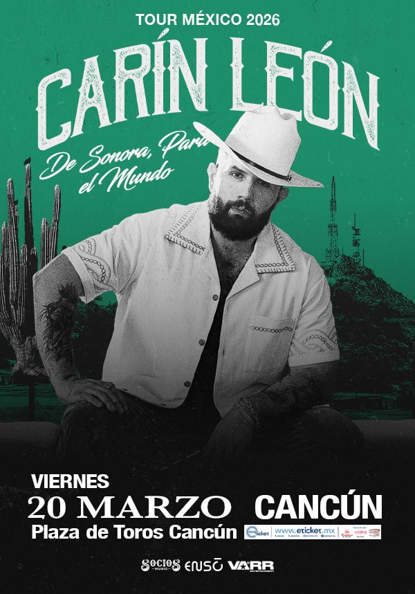 CARIN LEÓN CANCÚN 2026 PLAZA DE TOROS