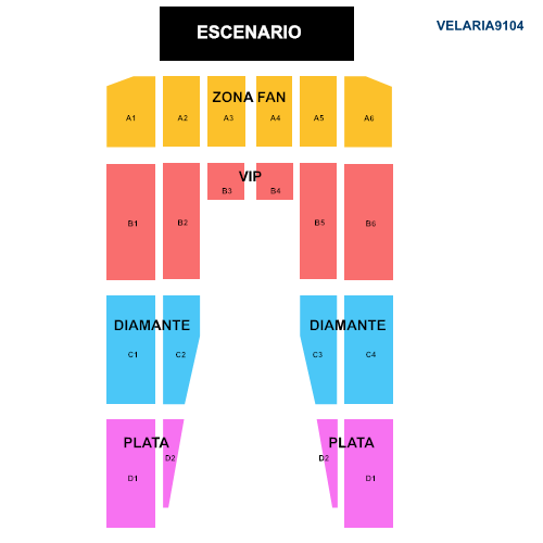 MAPA VELARIA DE LA FERIA