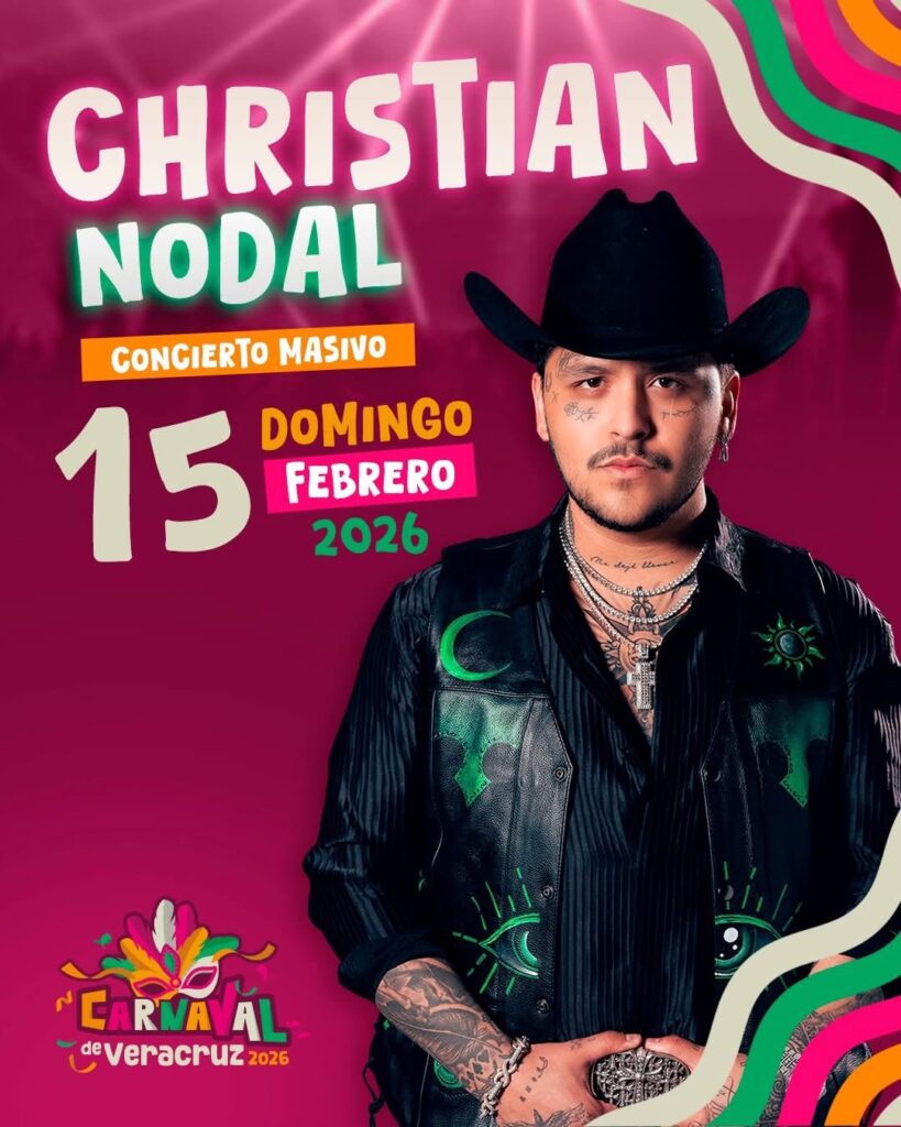 CHRISTIAN NODAL CARNAVAL DE VERACRUZ 2026