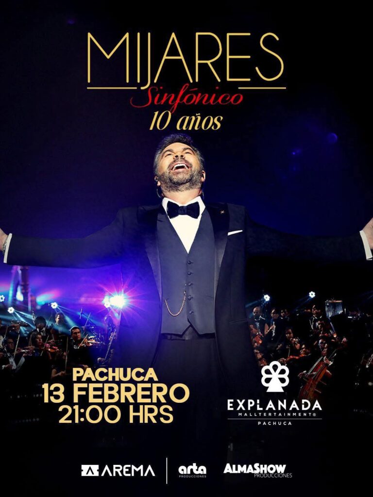 MIJARES SINFÓNICO PACHUCA 2026 AUDITORIO AREMA EXPLANADA
