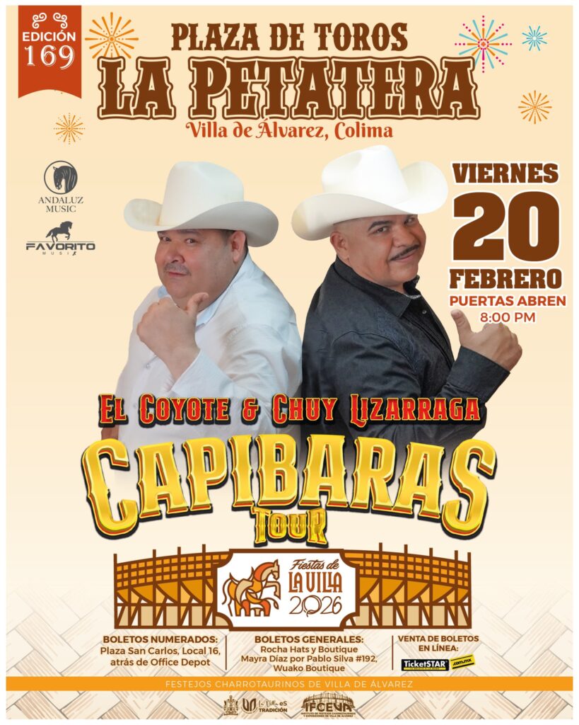 EL COYOTE Y CHUY LIZÁRRAGA COLIMA LA PETATERA 2026 PLAZA DE TOROS