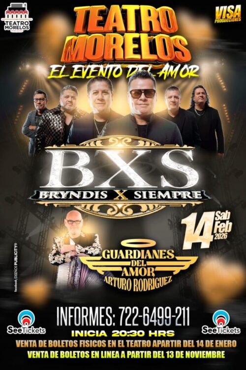 BXS BRYNDIS POR SIEMPRE TOLUCA 2026 TEATRO MORELOS