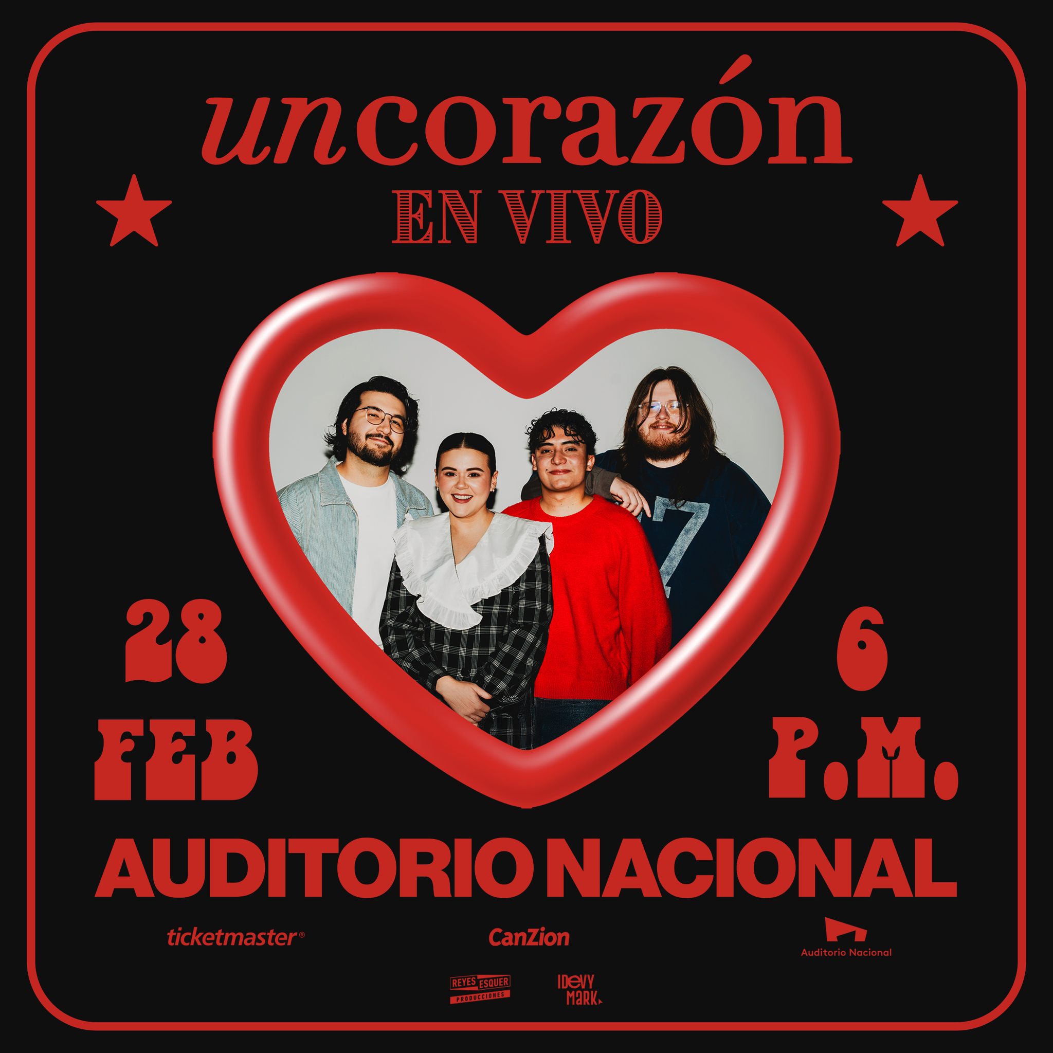 UN CORAZÓN CDMX 2026 AUDITORIO NACIONAL
