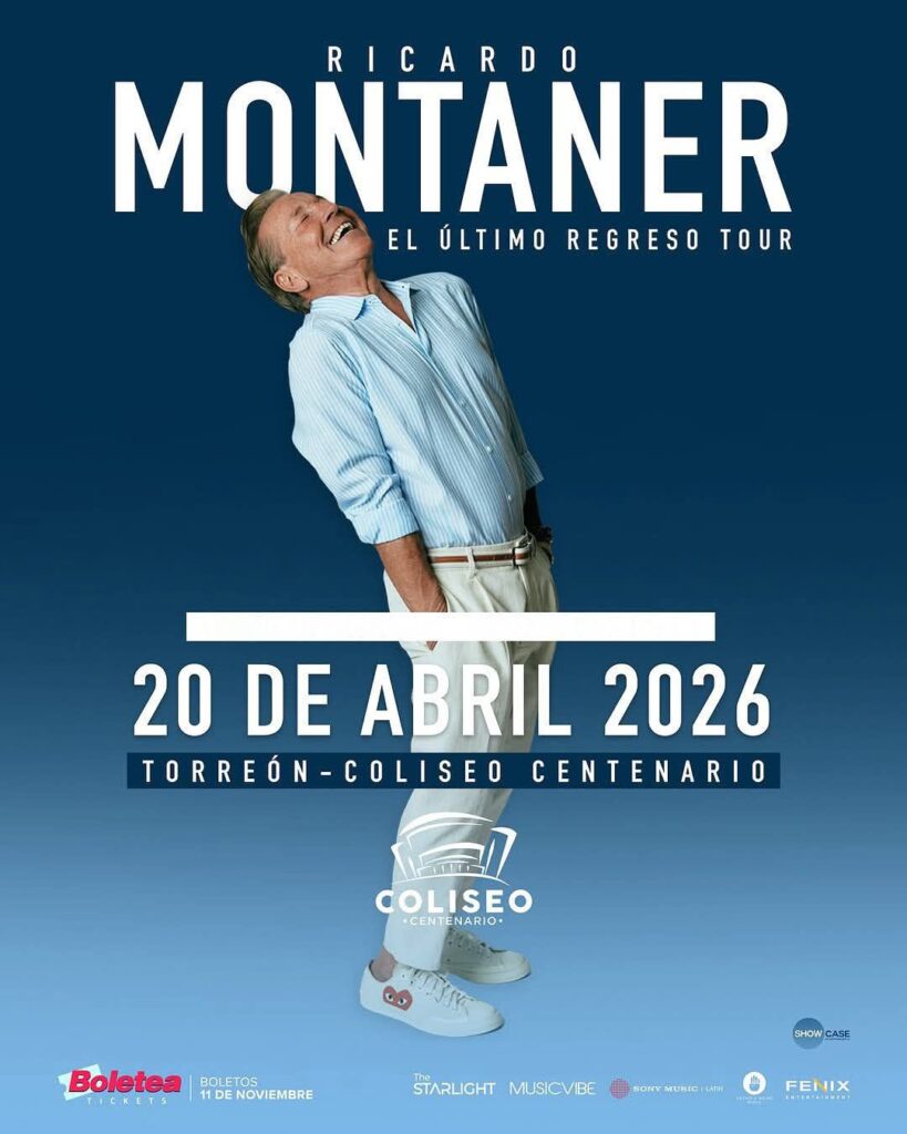 RICARDO MONTANER TORREÓN 2026 COLISEO CENTENARIO