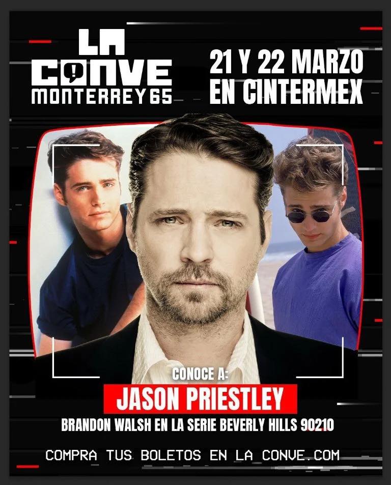 JASON PRIESTLEY ARTISTA INVITADA LA CONVE 65 MONTERREY 2026