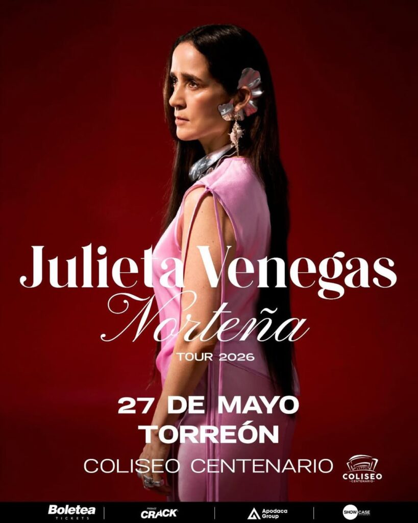 JULIETA VENEGAS TORREÓN 2026 COLISEO CENTENARIO