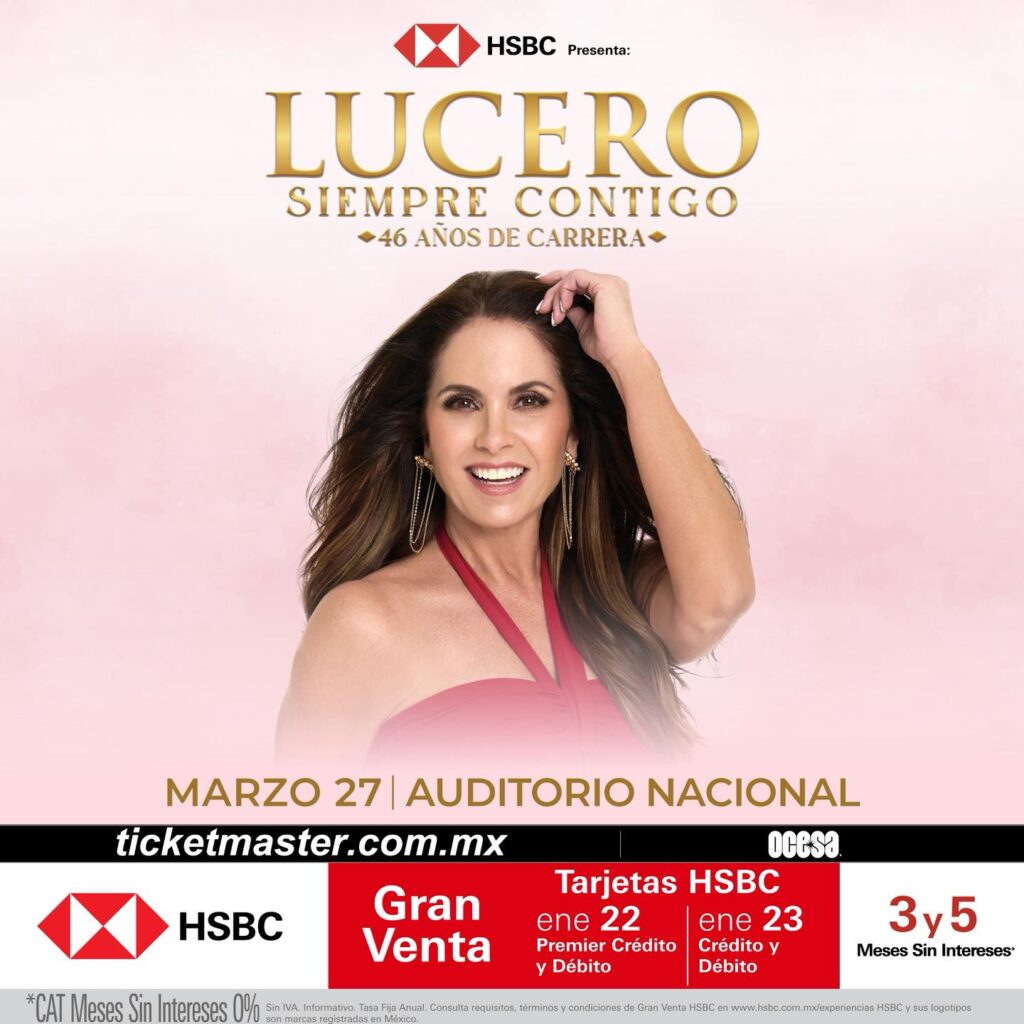 LUCERO CDMX 2026 AUDITORIO NACIONAL