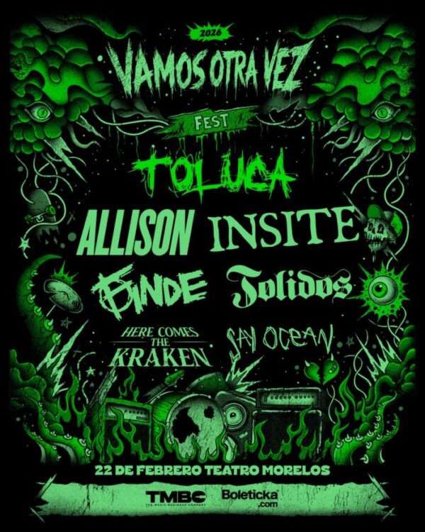 LINE UP VAMOS OTRA VEZ FEST 2026 TOLUCA