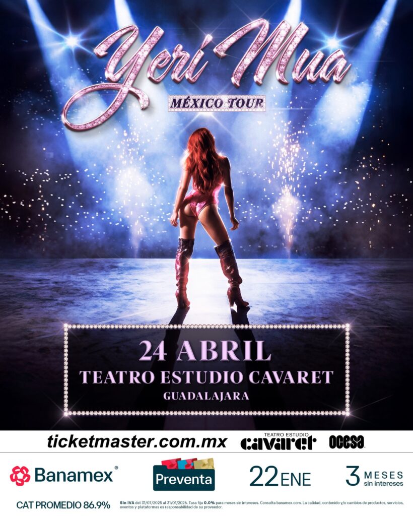 YERI MUA GUADALAJARA 2026 TEATRO ESTUDIO CAVARET