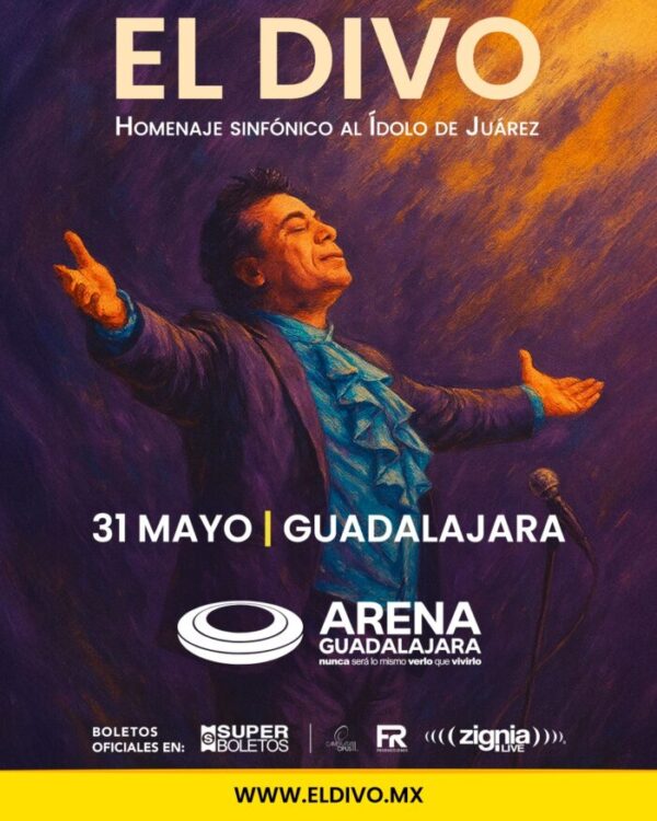 EL DIVO GUADALAJARA 2026 ARENA GUADALAJARA