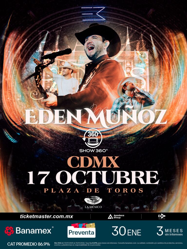 EDEN MUÑOZ CDMX 2026 PLAZA DE TOROS LA MÉXICO
