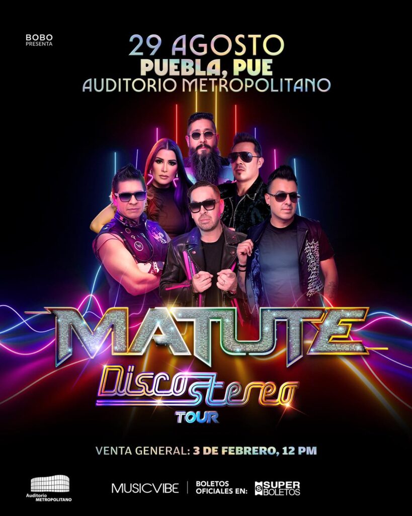 MATUTE PUEBLA 2026 AUDITORIO METROPOLITANO