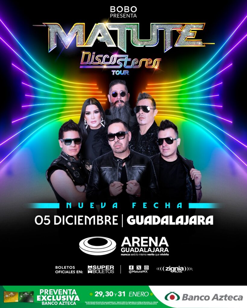 MATUTE GUADALAJARA 2026 ARENA GUADALAJARA