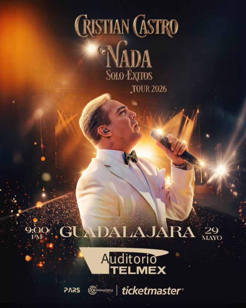 CRISTIAN CASTRO GUADALAJARA 2026 AUDITORIO TELMEX