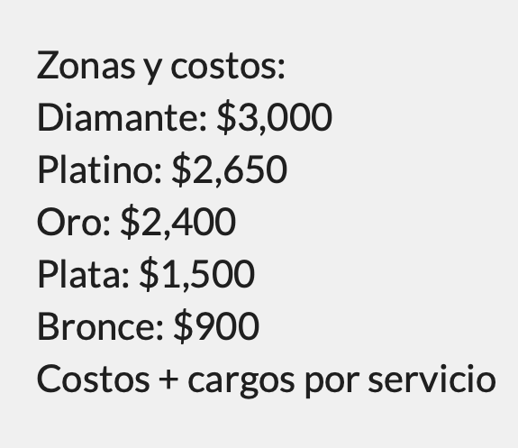 PRECIOS MIJARES SINFÓNICO TLAXCALA 2026 CCU