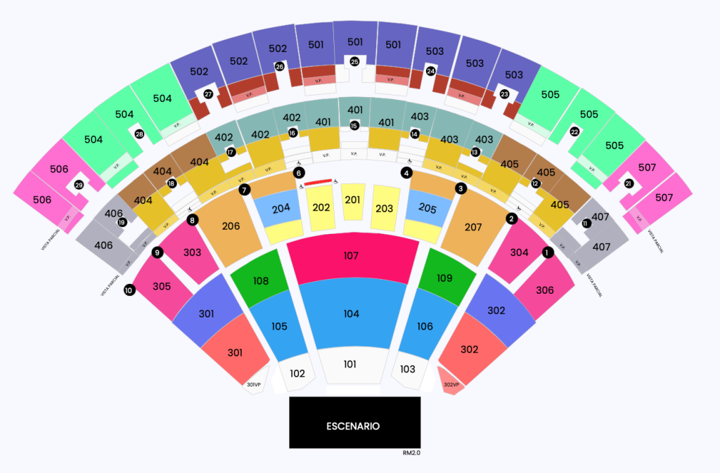 MAPA AUDITORIO NACIONAL