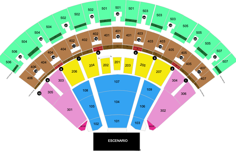 MAPA AUDITORIO NACIONAL