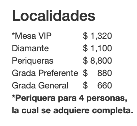 BRONCO ORIZABA 2026 COLISEO LA CONCORDIA