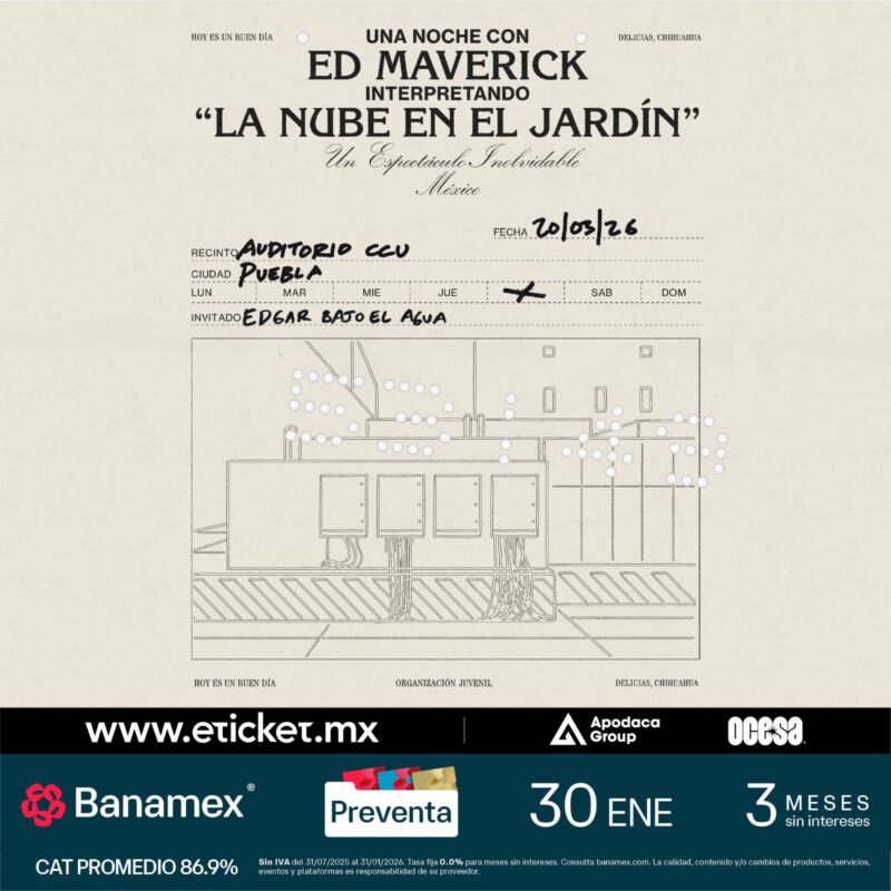 ED MAVERICK PUEBLA 2026 AUDITORIO CCU