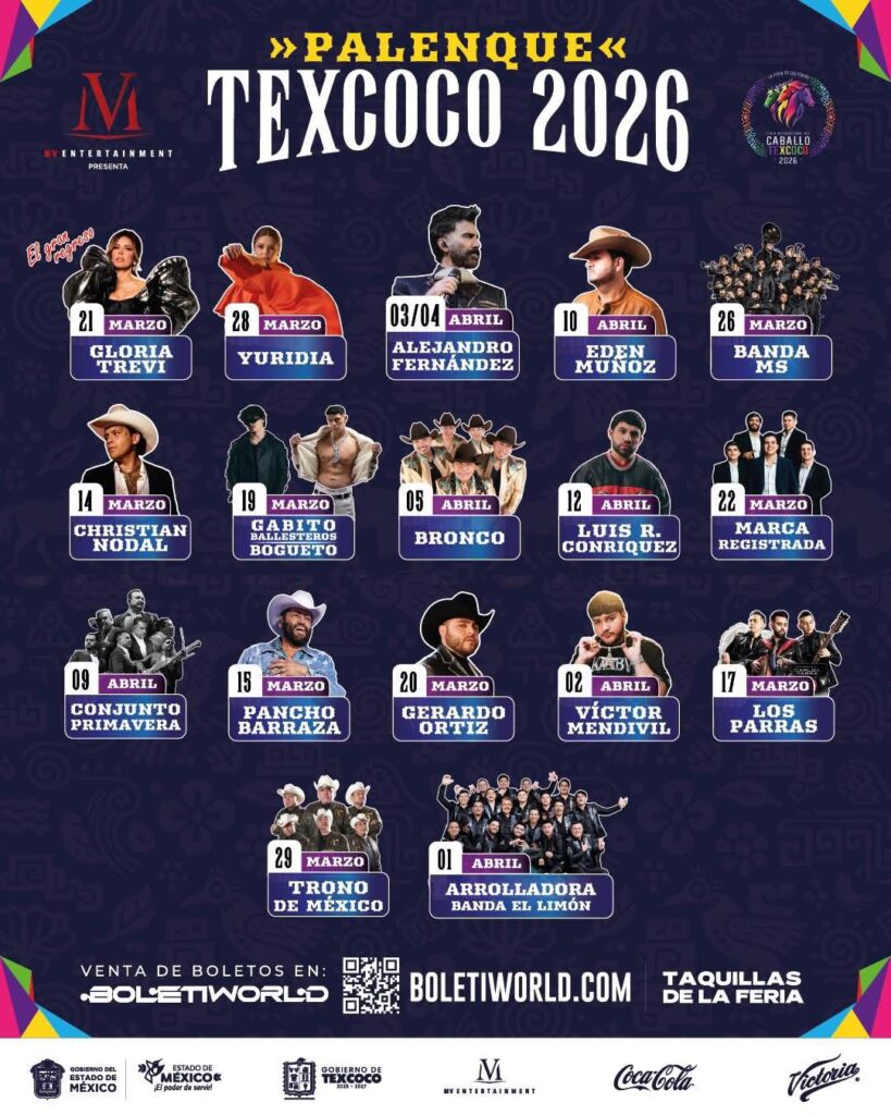 CARTELERA PALENQUE TEXCOCO 2026