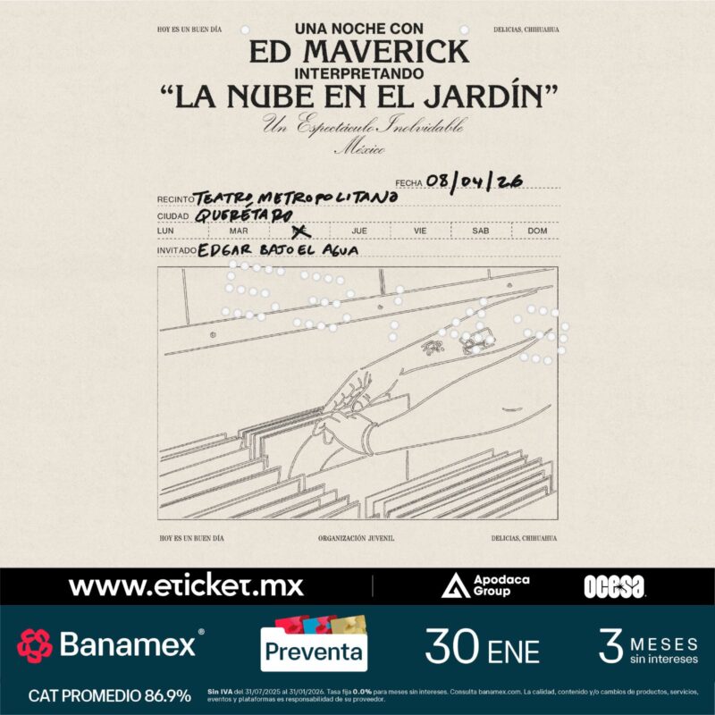 ED MAVERICK QUERÉTARO 2026 TEATRO METROPOLITANO