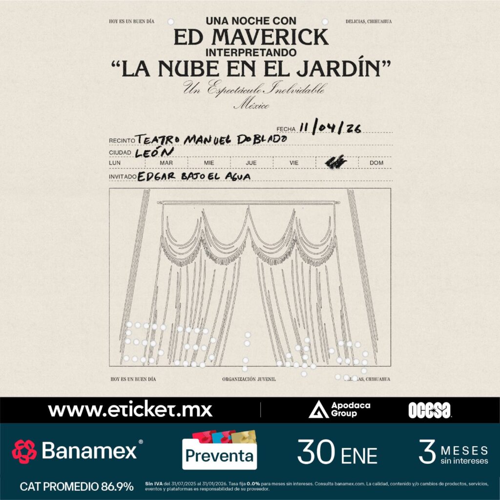 ED MAVERICK LEÓN 2026 TEATRO MANUEL DOBLADO