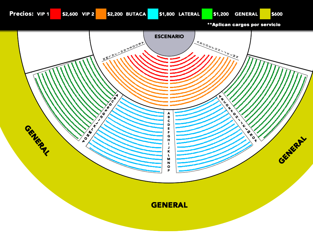 MAPA DE PRECIOS LOS PARRAS TIJUANA 2026 AUDIORAMA EL TROMPO 