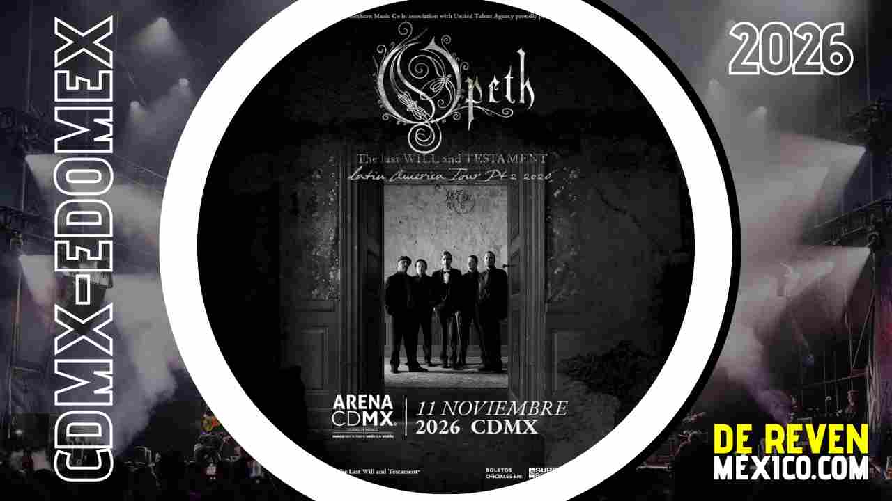 OPETH ARENA CDMX 2026