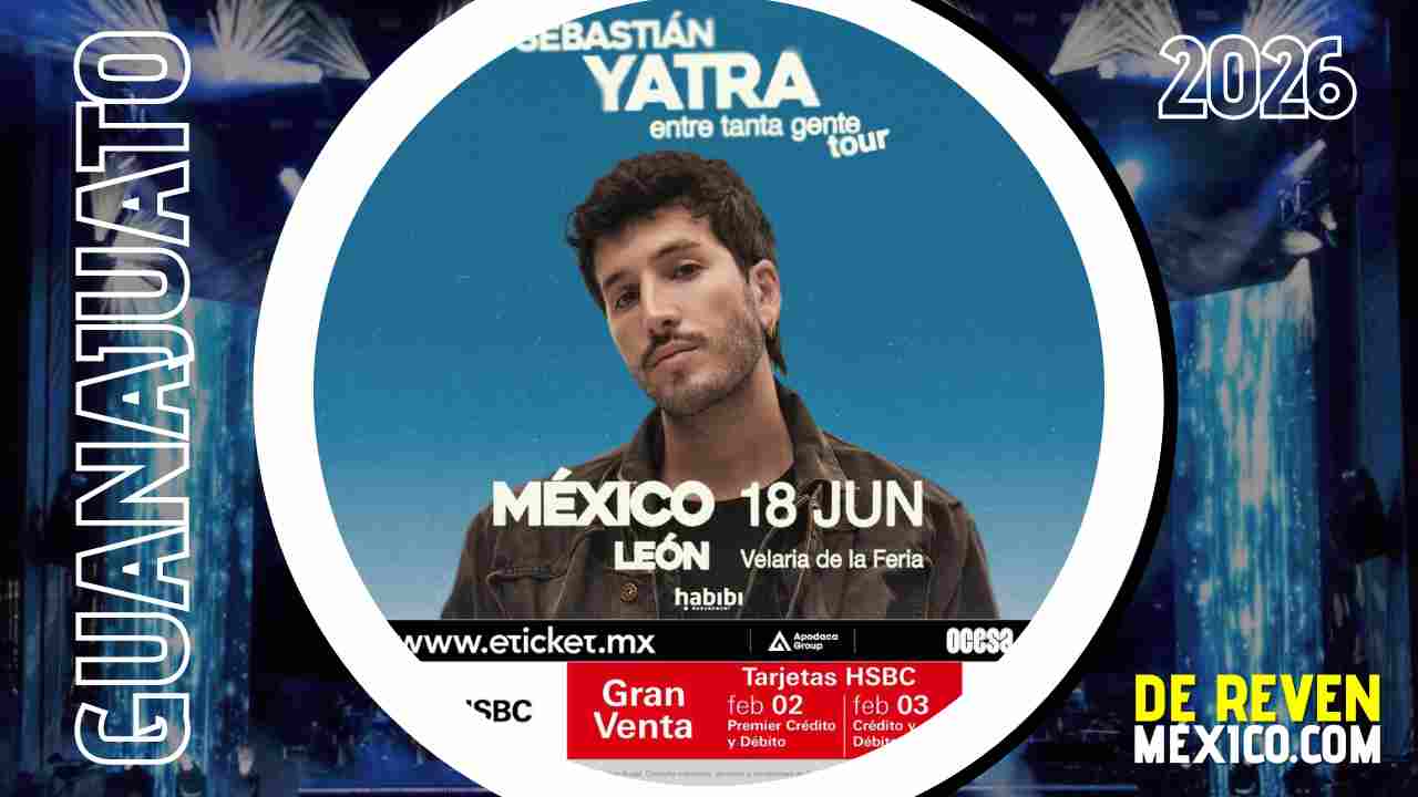 SEBASTIÁN YATRA LEÓN 2026 VELARIA DE LA FERIA