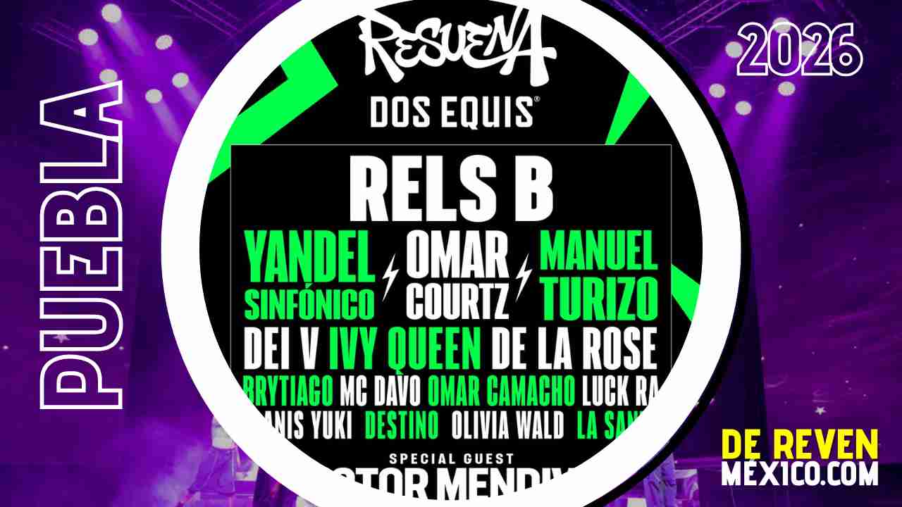 RESUENA DOS EQUIS FESTIVAL PUEBLA 2026 FORO CHOLULA