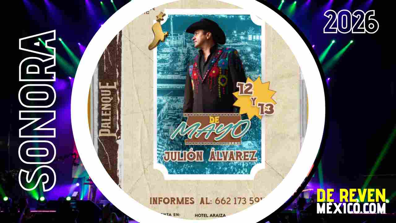 JULIÓN ÁLVAREZ PALENQUE EXPOGAN SONORA 2026 HERMOSILLO