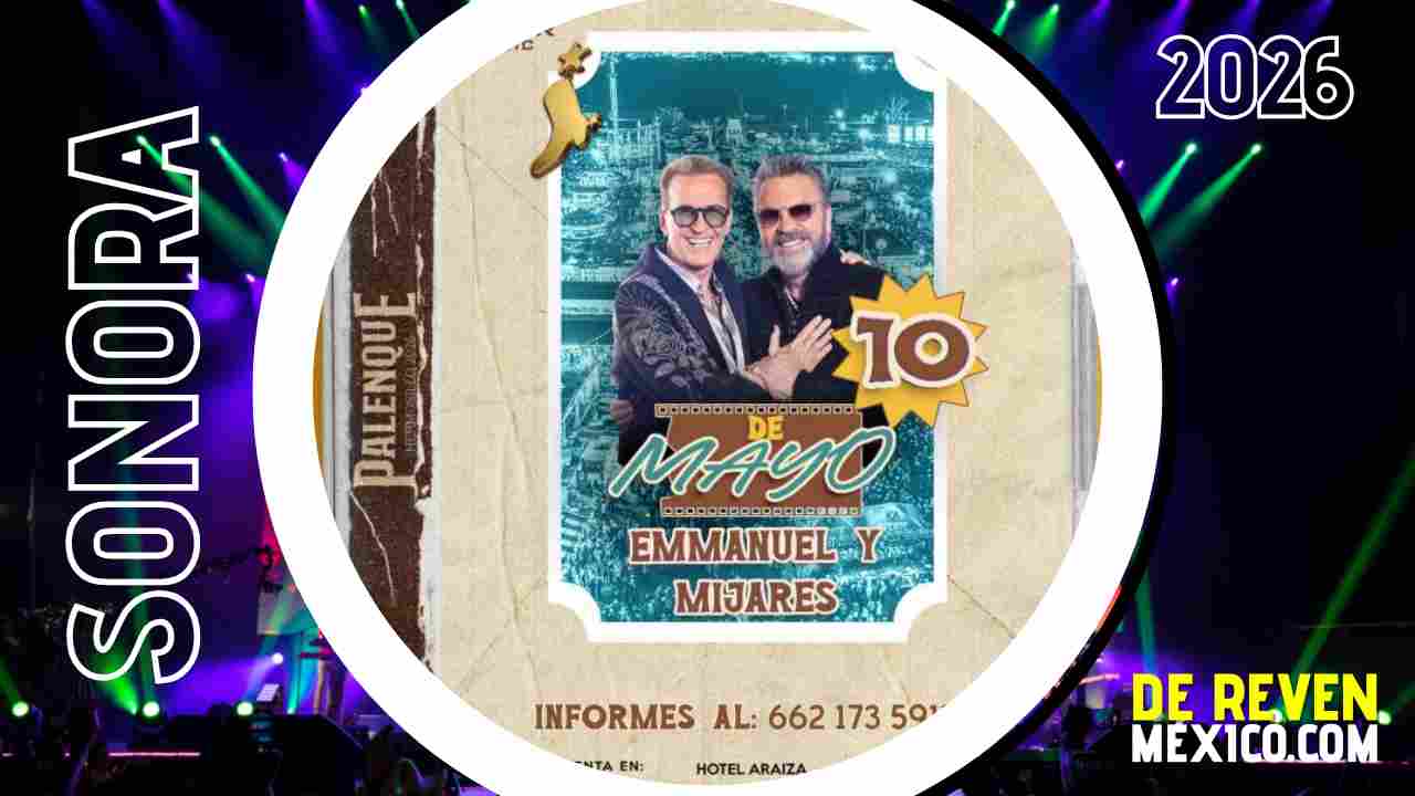 EMMANUEL Y MIJARES PALENQUE EXPOGAN SONORA 2026 HERMOSILLO