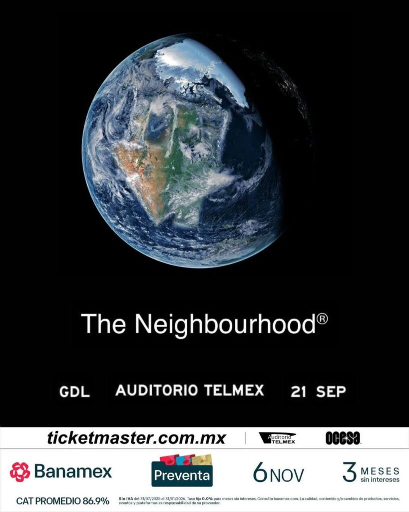 THE NEIGHBOURHOOD GUADALAJARA 2026 AUDITORIO TELMEX