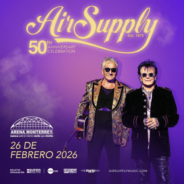 AIR SUPPLY GIVEAWAY 2026 ARENA MONTERREY
