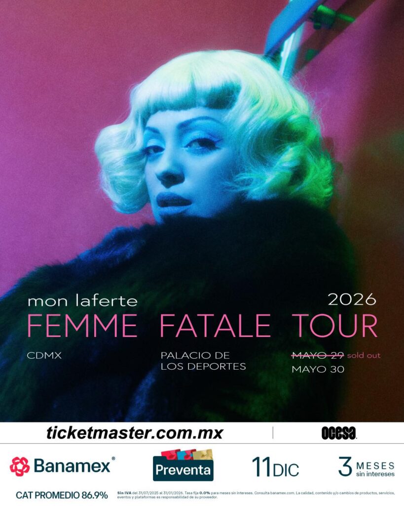 MON LAFERTE CDMX 2026 PALACIO DE LOS DEPORTES