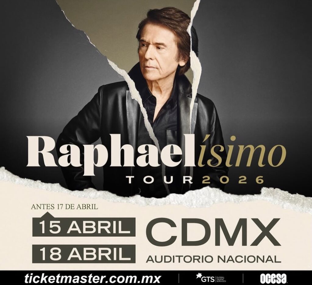 RAPHAEL CDMX 2026 AUDITORIO NACIONAL