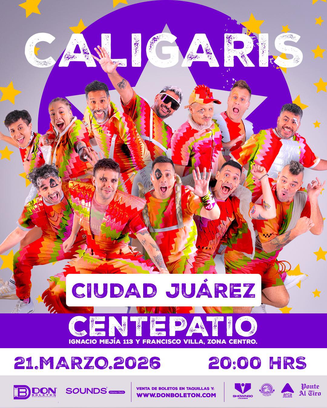 CALIGARIS JUÁREZ 2026 CENTEPATIO