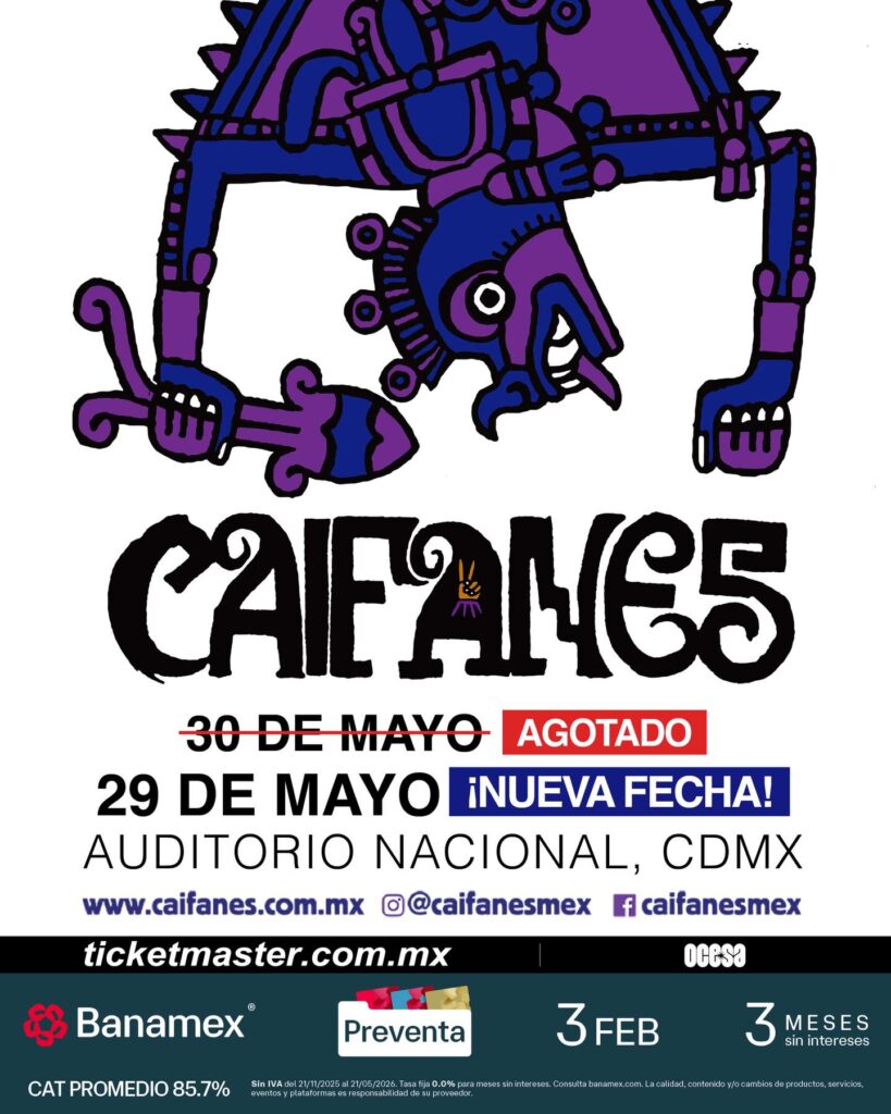 CAIFANES CDMX 2026 AUDITORIO NACIONAL