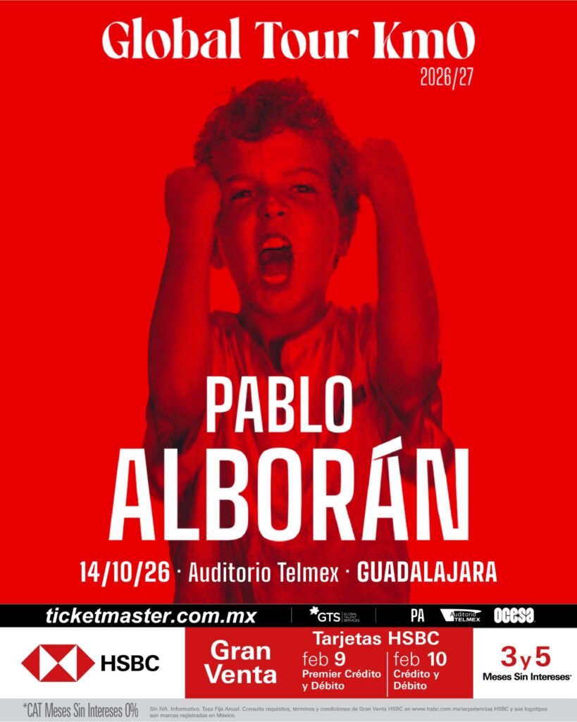 PABLO ALBORÁN GUADALAJARA 2026 AUDITORIO TELMEX