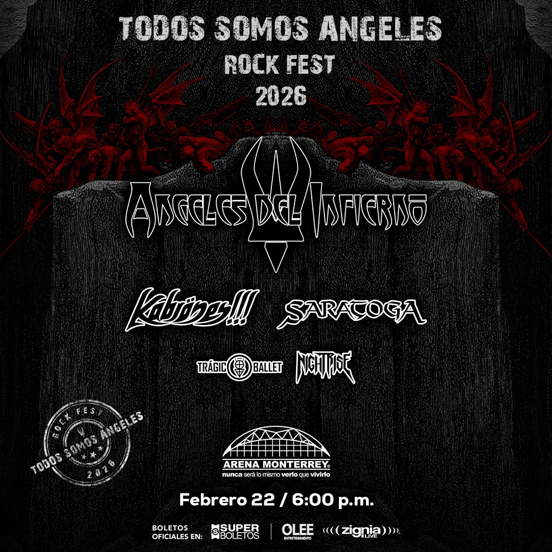 TODOS SOMOS ÁNGELES ROCK FEST GIVEAWAY 2026 ARENA MONTERREY