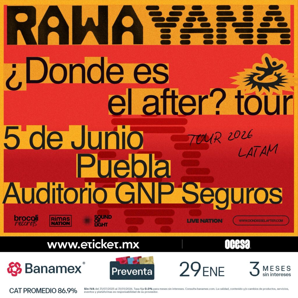 RAWAYANA PUEBLA 2026 AUDITORIO GNP SEGUROS