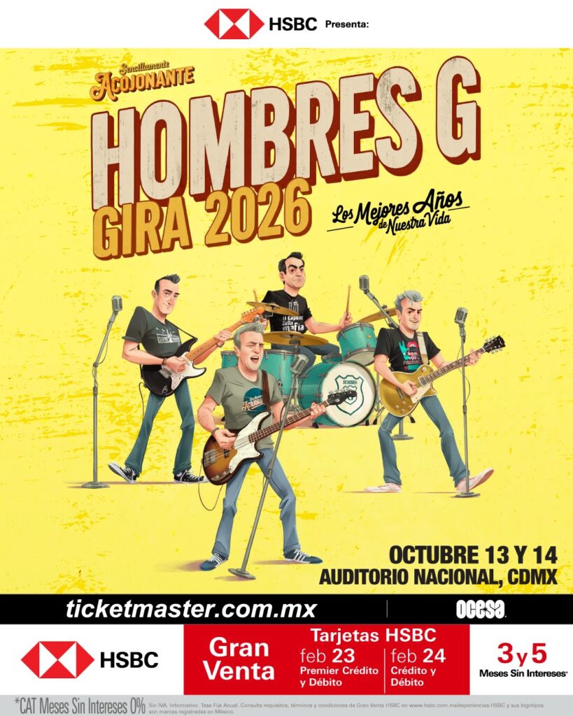 HOMBRES G CDMX 2026 AUDITORIO NACIONAL