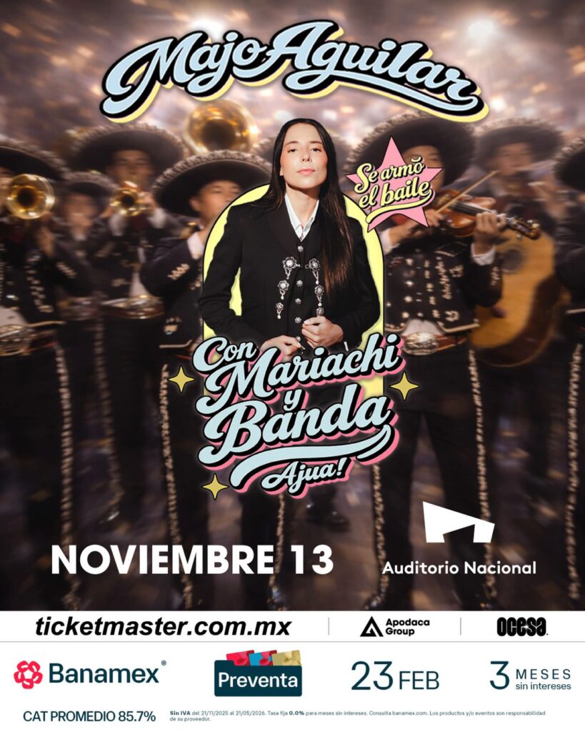 MAJO AGUILAR CDMX 2026 AUDITORIO NACIONAL