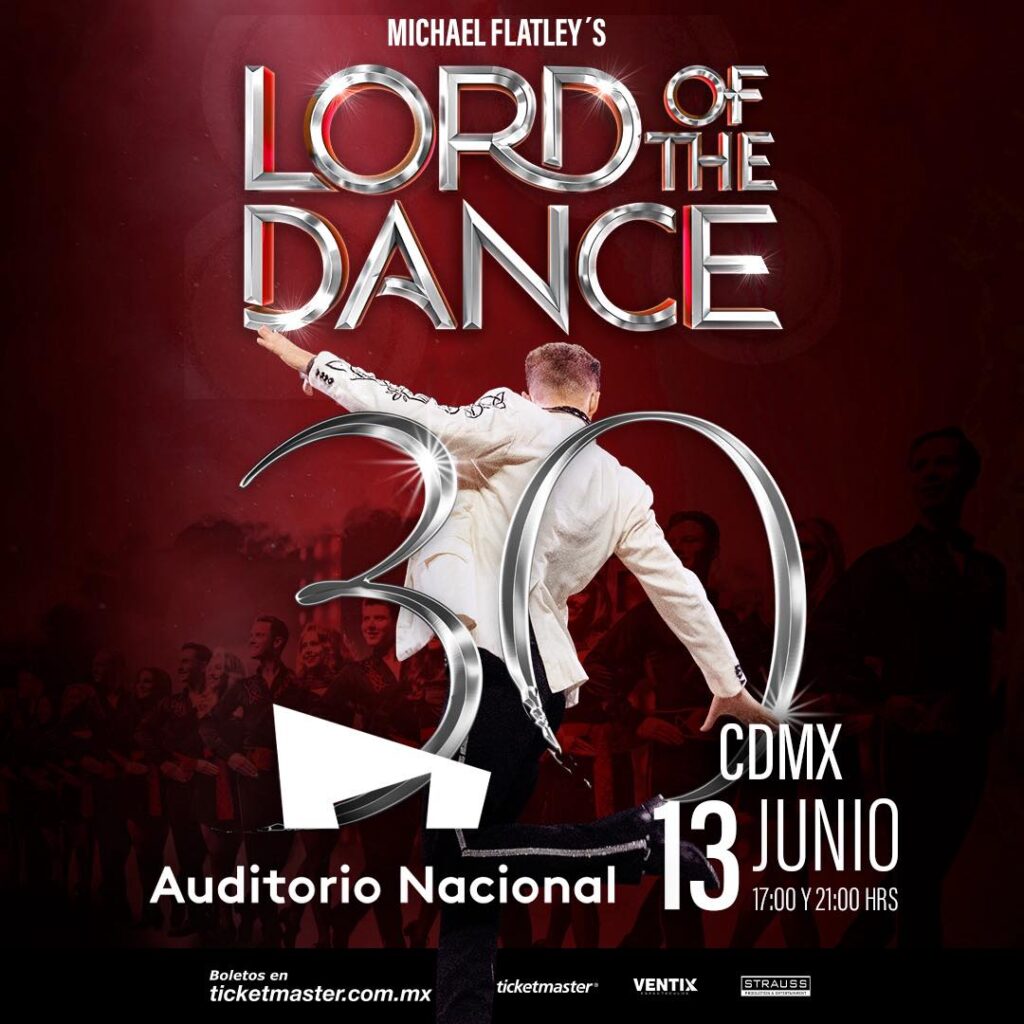 LORD OF THE DANCE CDMX 2026 AUDITORIO NACIONAL