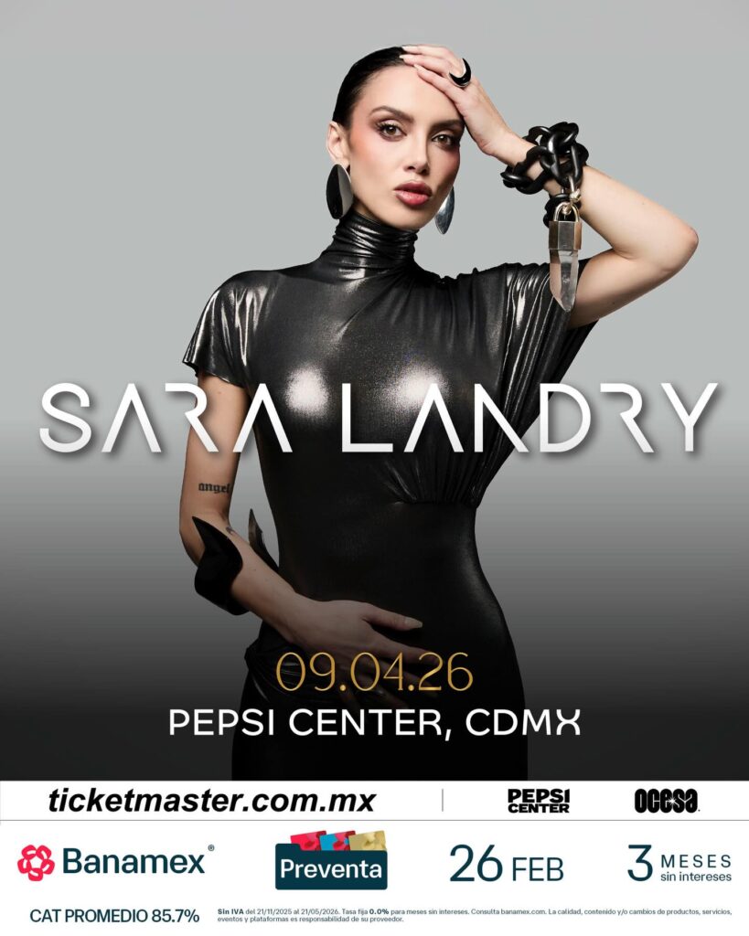 SARA LANDRY CDMX 2026 PEPSI CENTER
